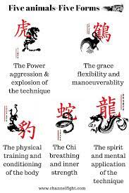 five animals kung-fu