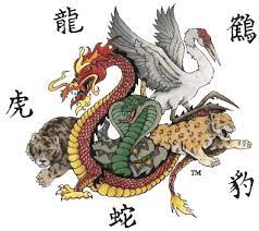 five animals of kung fu
