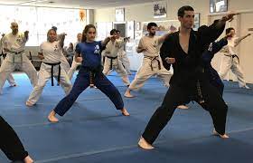 training in martial arts